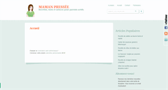 Desktop Screenshot of mamanpressee.com